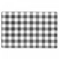 Plastic Placemat White Buffalo Plaid - Set of 12