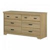Versa 6-drawer Dresser - Natural Ash 