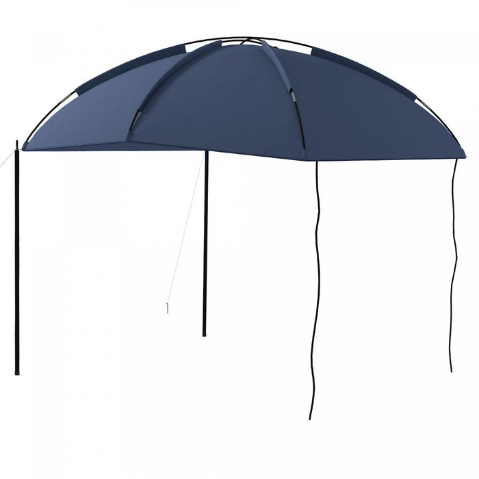 Outsunny Portable Rooftop Car Awning With Support Poles And Carry Bag