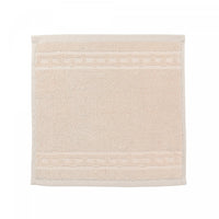 Basketweave Wash Cloth 12 x 12 Taupe - Set of 6 Towels