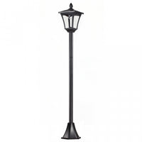 Outsunny Outdoor Garden Solar Post Lamp, Light Sensor Dimmable LED Lantern Bollard Pathway 63