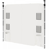 Outsunny Sidewall For 10x10ft Pop Up Canopies, 1 Pack Sidewall Only, White