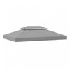 Outsunny 13.1' X 9.8' Gazebo Replacement Canopy 2 Tier Top Uv Cover Pavilion Garden Patio Outdoor, L