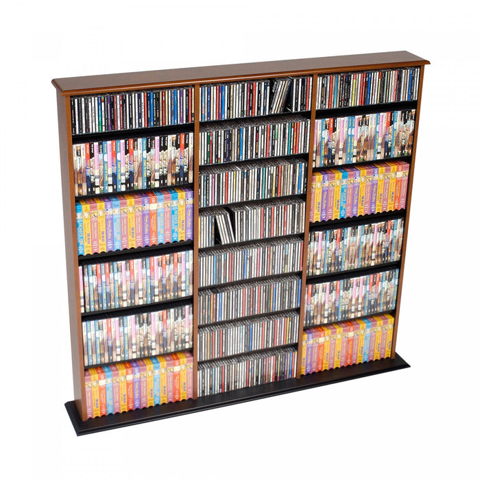 Triple Width Wall Storage - Cherry Black