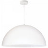 Dainolite Ofelia 1 Light Pendant Large Matte White Lamp