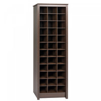 Thirty-Six Pair Shoe Storage Rack - Espresso