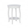Rainbow Chairside Table - White