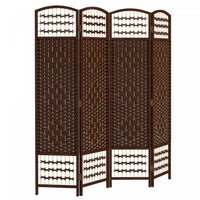 Homcom Folding Room Divider 5.6 Ft Privacy Screen Panel