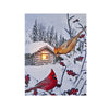 LED Canvas Wall Art Cardinal Couple 12 x 16 Wall Decor