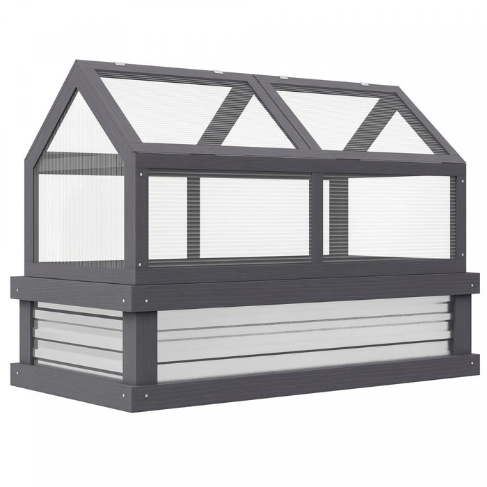 Outsunny 47" x 24" x 24" Portable Mini Tunnel Greenhouse Garden Warm House