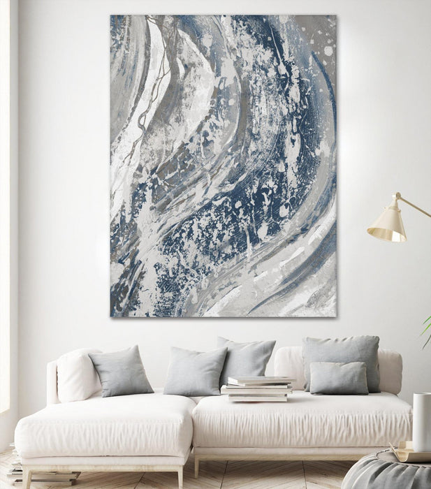 \"Blue Wave\" Giant Art 72x54 Wall Art