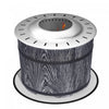 Outsunny Smokeless Fire Pit With Mat, 20\" Firepit, Magnesium Oxide, Black