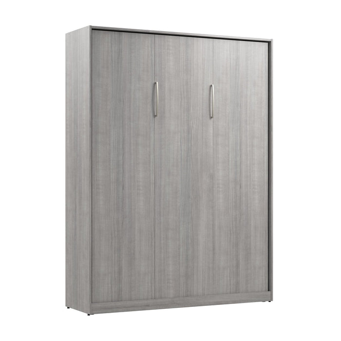 Bestar Claremont Queen Murphy Bed - Platinum Grey