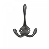 Classic Triple Iron Wall Hook Antique Nickel - Set of 4 Hooks