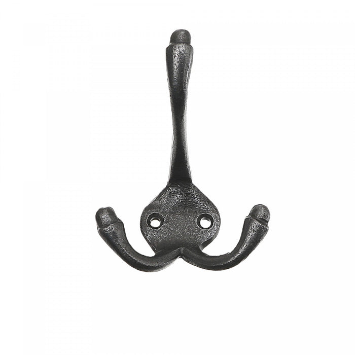 Classic Triple Iron Wall Hook Antique Nickel - Set of 4 Hooks