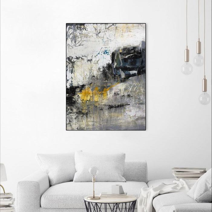 \"The Hike\" Canvas Framed Black 24x32 Wall Art