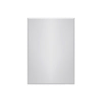 Dovetail 24 Inch Frameless Rectangular Mirror In Chrome 