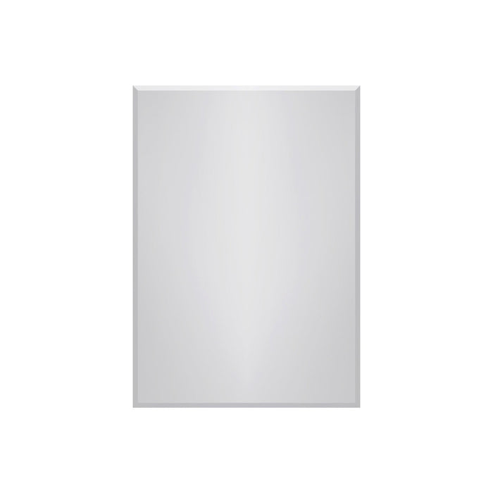 Dovetail 24 Inch Frameless Rectangular Mirror In Chrome 
