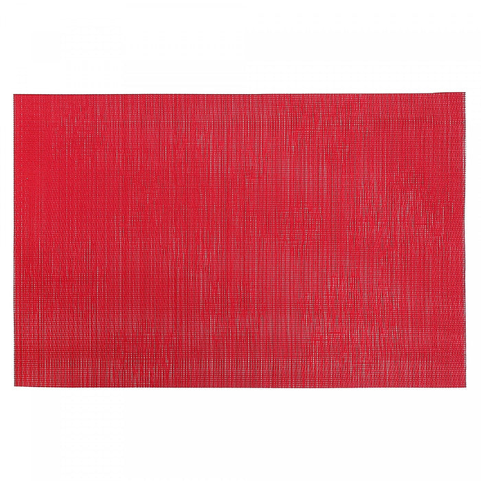 Vinyl Placemat Snowflakes Red - Set of 12