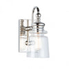 Castara 1-Light Silver Bathroom Wall Light 
