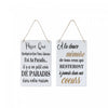 Metal Wall Art Paradis/memoire - Set of 2 Wall Decor