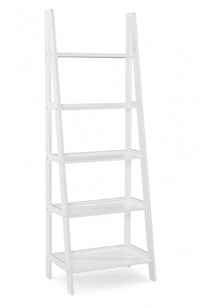 Acadia Ladder Bookcase - White