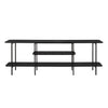 Celine Contemporary Modern 71\" Console Table in Black (3-Shelf) 