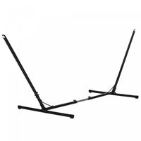 Outsunny 12ft Adjustable Hammock Stand Steel Frame Universal Fit Picnic Camp Day Bed Swing Metal Sta