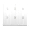 Elite 96-inch 6-piece Garage Storage Cabinet Set D - White 