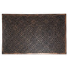 Rubber Tiled Floral Floormat
