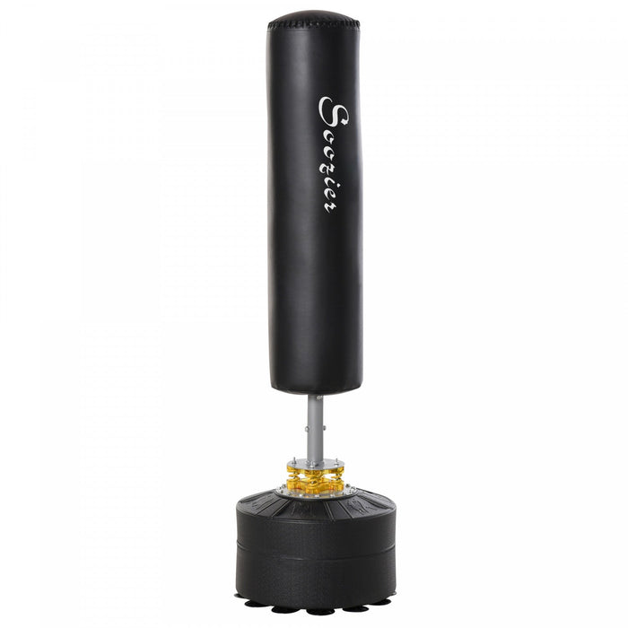 Soozier Freestanding Boxing Punch Bag With Weighted Base Adjustable Height