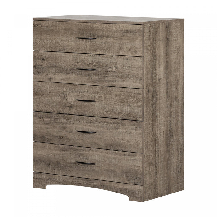 Step One 5-drawer Chest - Weathered Oak  