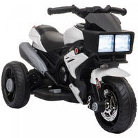 Aosom Kids Electric Pedal Motorcycle Powered Ride-On Toy 6v Battery Powered W/ Music Horn Headlights