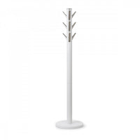 Umbra Modern Wood Flapper Coat Rack - White