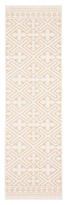 Penney Taupe Area Rug - 2'6\" x 12'0\"