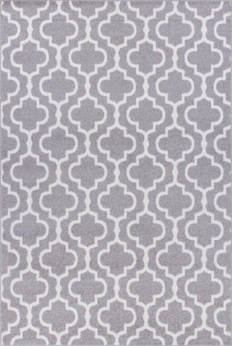 Lav Lat Grey 3x5 Area Rug