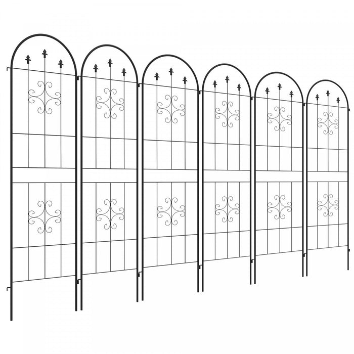 Set Of 6 Garden Trellis Metal Trellis For Climbing Plants Flowers