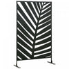 Outsunny Metal Privacy Screen W/ Expansion Screws Outdoor Divider