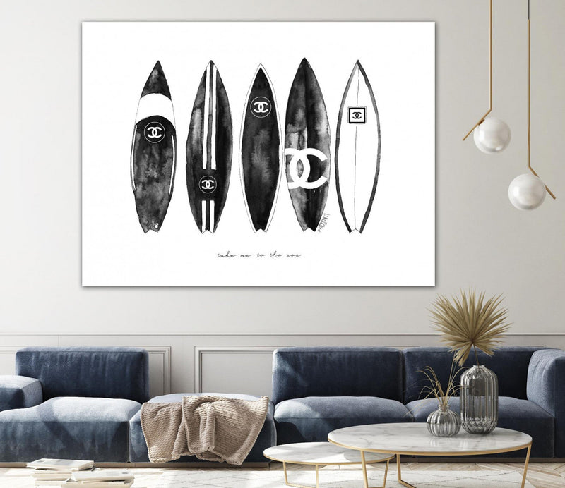 \"Surf Landscape\" Giant Art 72x54 Wall Art