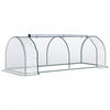 Outsunny 99\" X 39\" X 32\" Mini Greenhouse Transparent Portable Hot House For Plants With Zippered Doo