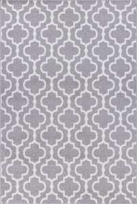 Lav Lat Grey 5x8 Area Rug