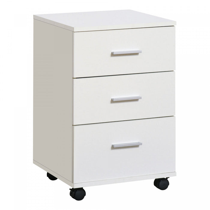 Vinsetto 3 Drawer File Cabinet With Lock And Keys For Home Office