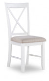 Jane Fabric Brown Dining Chair - Set of 2