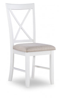 Jane Fabric Brown Dining Chair - Set of 2