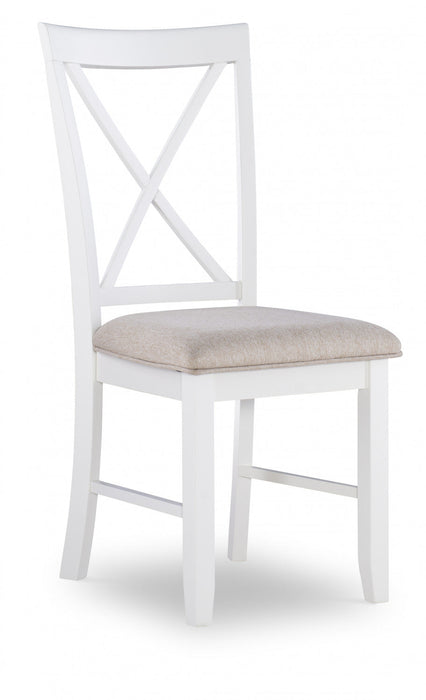 Jane Fabric Brown Dining Chair - Set of 2