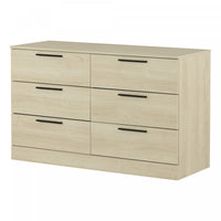 Step One Essential 6-drawer Dresser - Bleached Oak