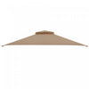 10' X 12' Patio Gazebo Replacement Top Cover 2-tier Canopy Cpai-84 Outdoor Brown