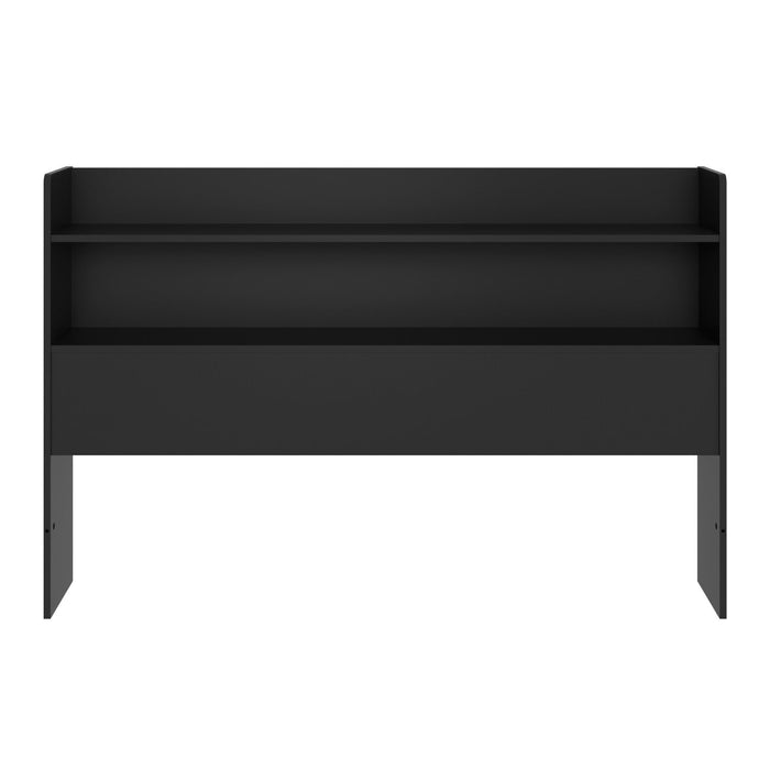 Nordika Hunter Queen Bookcase Headboard - Black