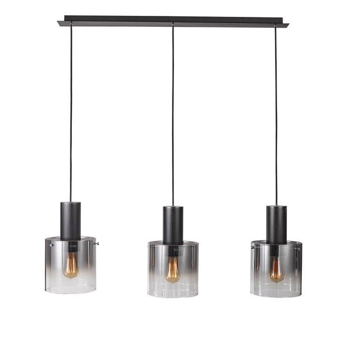 Henley 3-Light Satin Black Pendant