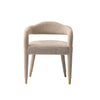 Aspen Mid-Century Modern Upholstered Tweed Armchair in Gold Dust 